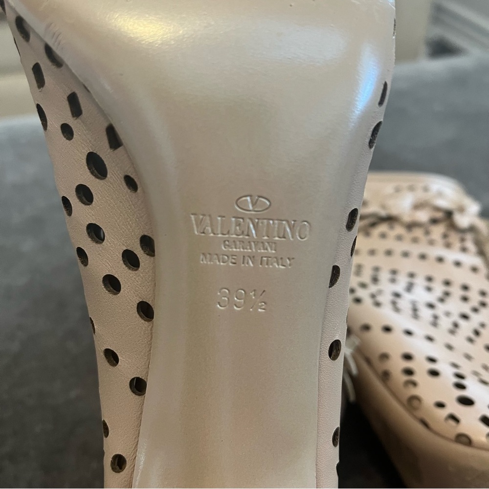 Valentino Peep Toe Stiletto Ankle Boots - Picture 10 of 11